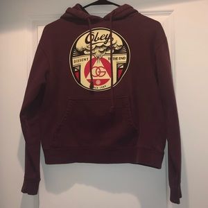 Maroon Obey sweatshirt